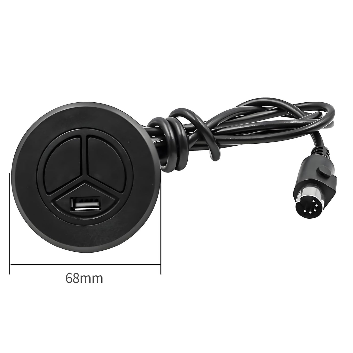 Xiciki USB Recliner Chair Switch with 2 Button, Sofa USB Port Replacement & Round Hand Control, Electric Recliner Controller