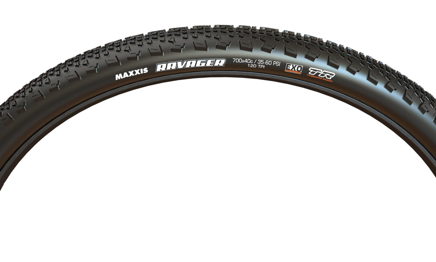Maxxis Ravager TLR 40-622 Folding Tyre 28 Inches 700 x 40C Black
