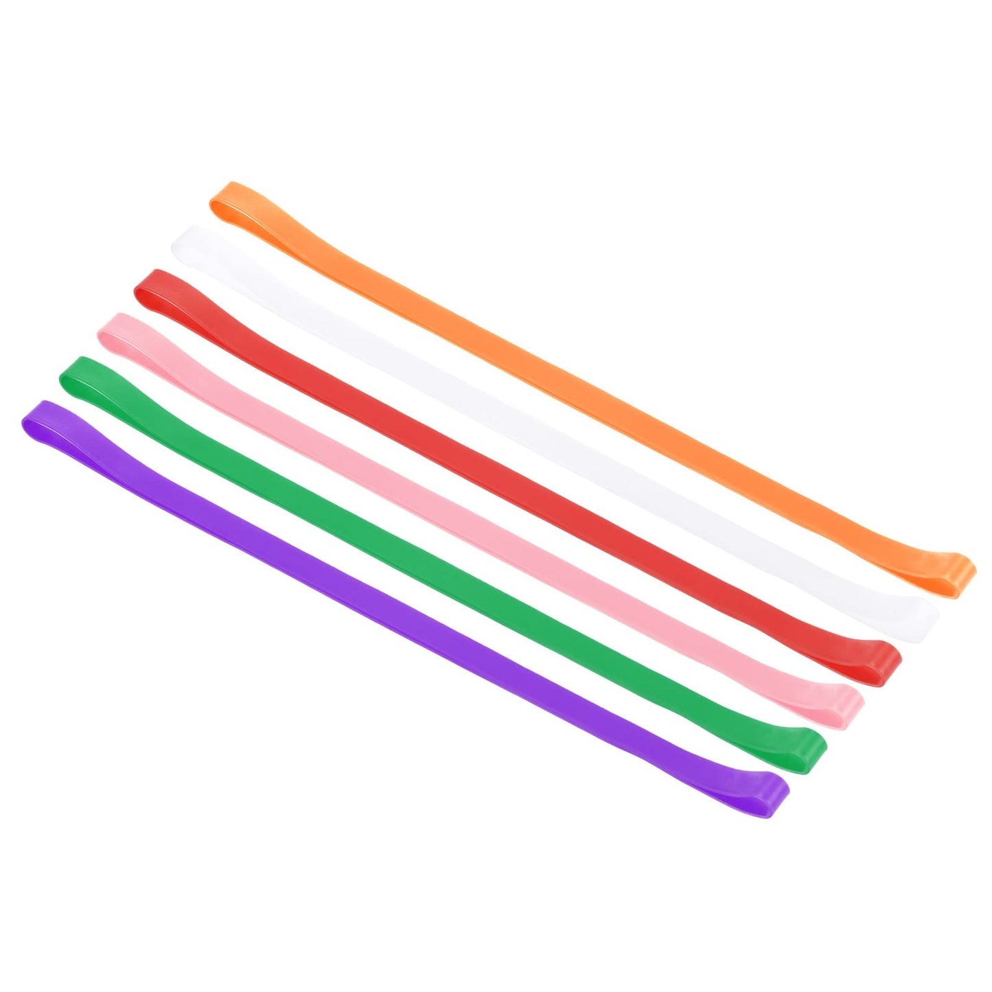 PATIKIL Towel Bands, 6 Pack Elastic Elastic Beach Chair Towel Clips Silicone Rubber Bands Straps for Beach Pool Cruise Chairs, Red, Pink, Purple