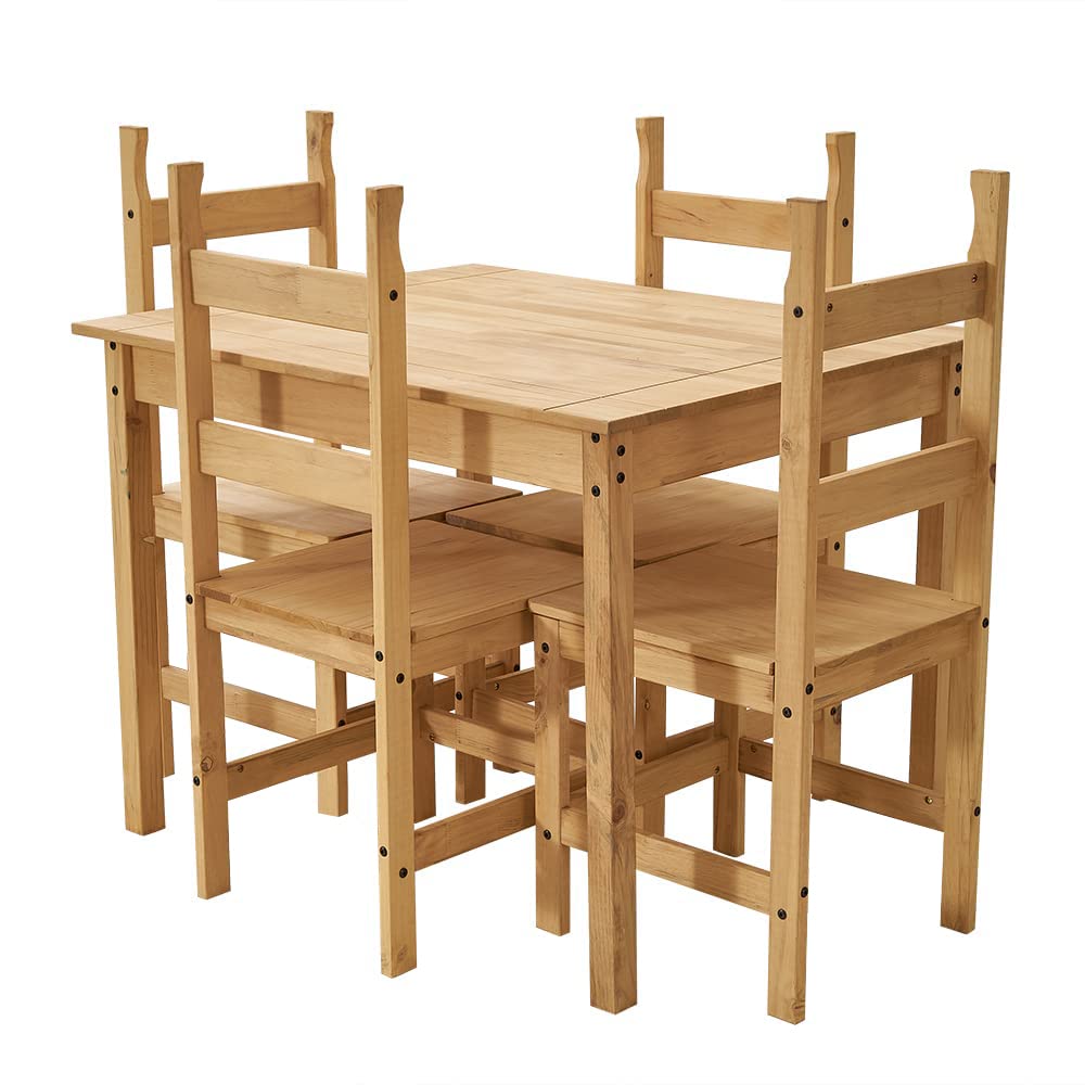 Panana Corona Dining Set With Chairs Home Kitchen Dining Room Furniture Set (Table with 4 Chairs)