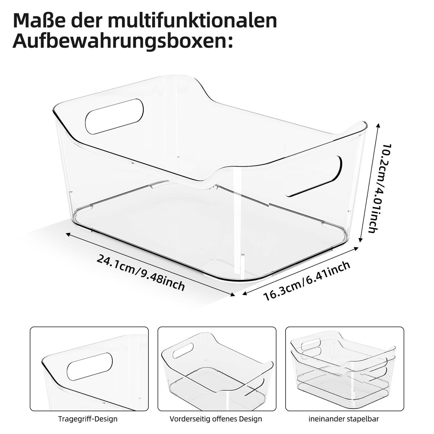 MSHOMELY 8 Pack Pantry Organisers and Storage kitchen storage containers