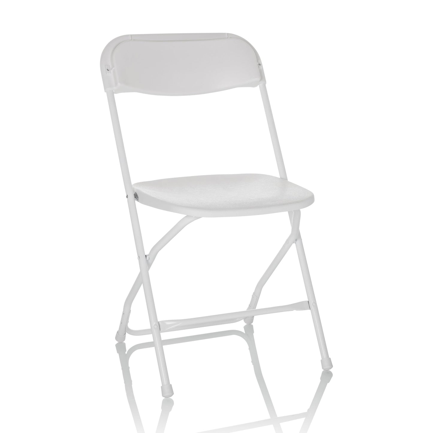 hjh OFFICE folding chair up to 190kg load capacity TUDELA XXL W folding camping chair, indoor and outdoor folding chair, white