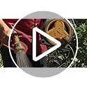 HOZELOCK - Cart Reel Plus 30m (ø 12.5mm) Assembled : Max Capacity 60m, 1-piece Rewind Handle, Sturdy Frame for General Use, Supplied Assembled with 30m Hose, 1 Nozzle and Fittings Included [2434R0000]