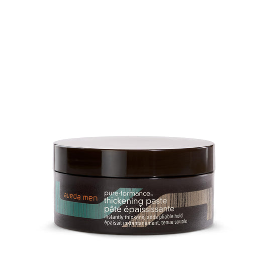 Aveda Men Pure-Formance Thickening Paste | Thickens Hair | Versatile Hold | Natural Finish Hair Styling Paste | 91% Naturally Derived*, 75ml