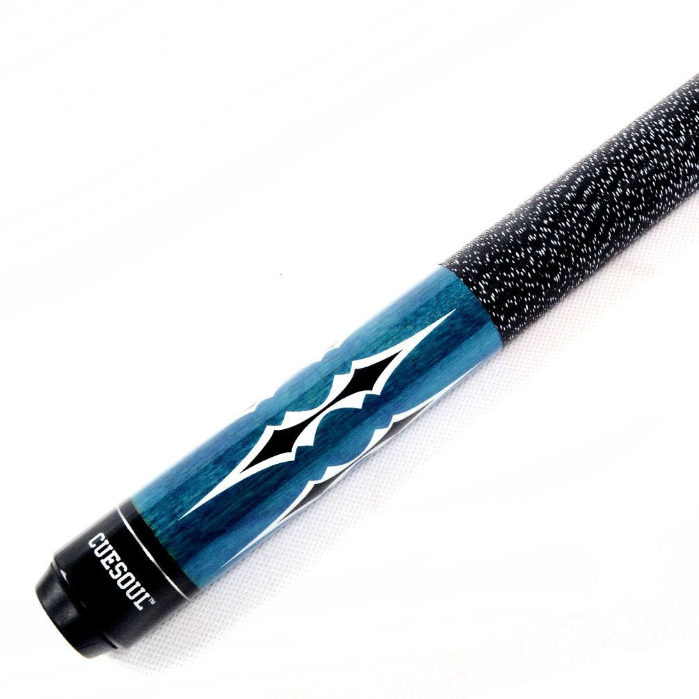 CUESOUL 58 Inch 19 Oz 1/2 Jointed Maple Billiard Pool Cue (CSTB003U)