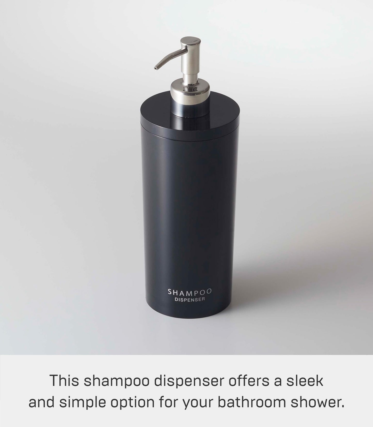 TOWER 2 WAY PUMP DISPENSER ROUND BK