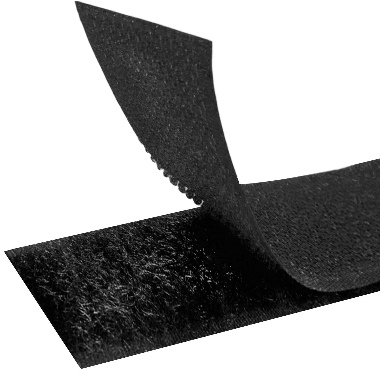 MARARDI Belcro Tape [Black] for Sewing Double-Sided [25 Metres x 40 mm] Hook and Loop [Non-Adhesive] Extra Strong and Durable Strips for Clothing