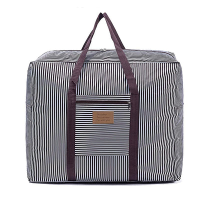 Waterproof Thick Large Storage Bag 600D Oxford Organizer Travel Luggage Bag For Blankets, Duvet,Pillows, Clothes Moving Home Brown, Large
