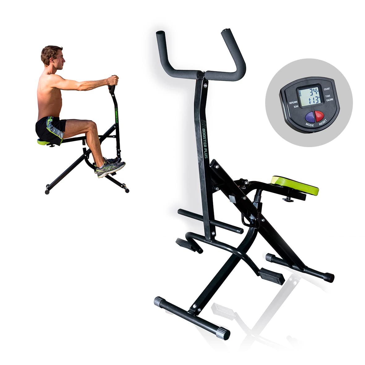 Gymform Abdominal Abdominal Trainer Trainer Machine for Abdominal Arms Legs Back and Butt Lifting Home Workout Cardiovascular Exercise (Plus with