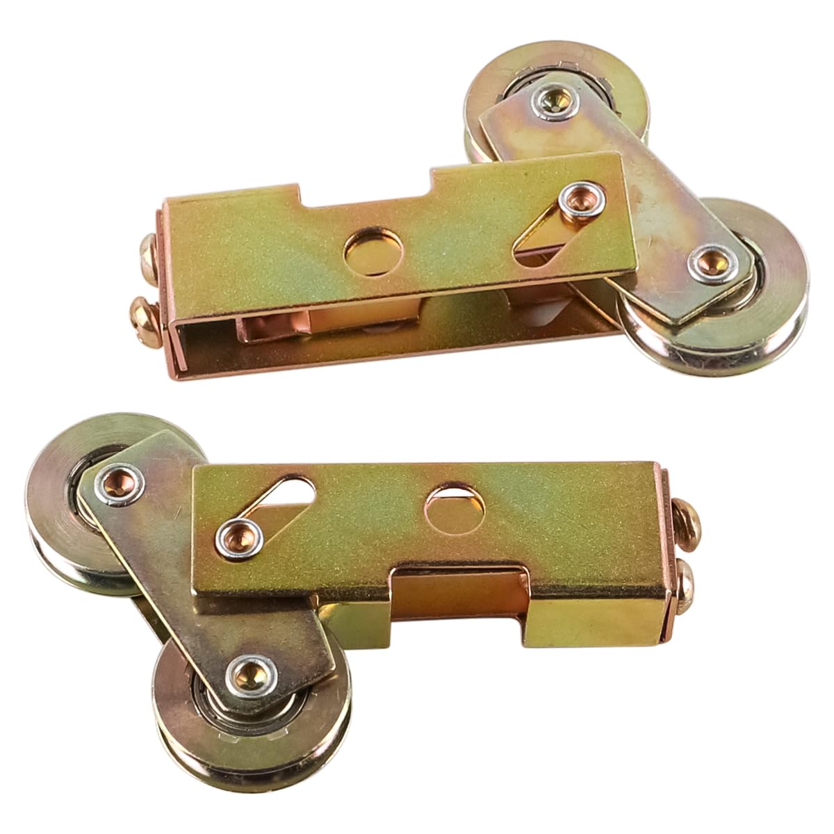 Namvo 2PCS Sliding Patio Door Rollers Tandem Roller Assembly Replacement Sliding Glass Door Rollers Steel Ball Bearing Wheel Replacement for Smooth