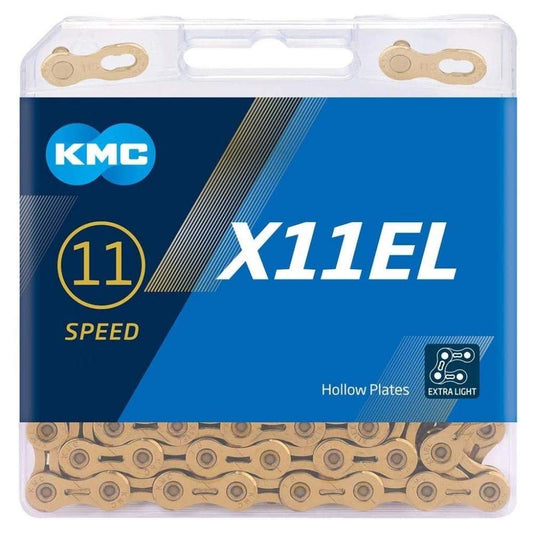 KMC Unisex's X11el Chain, Ti-N Gold, 118 Link
