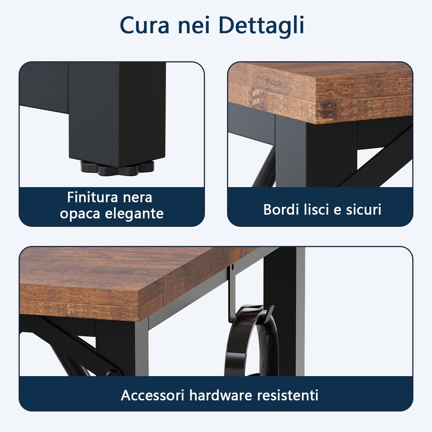 JUMMICO 80×50cm Computer Desk, Compact Home Office Writing Desk, Small Study Laptop Workstation for Limited Space, Quick Assembly, Metal Frame