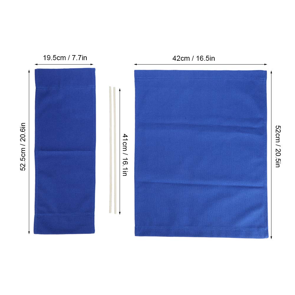Cikonielf 1 Set Director Chair Canvas Replacement Seat Canvass Material Cloth Home Supplies Furniture Accessories(Blue)