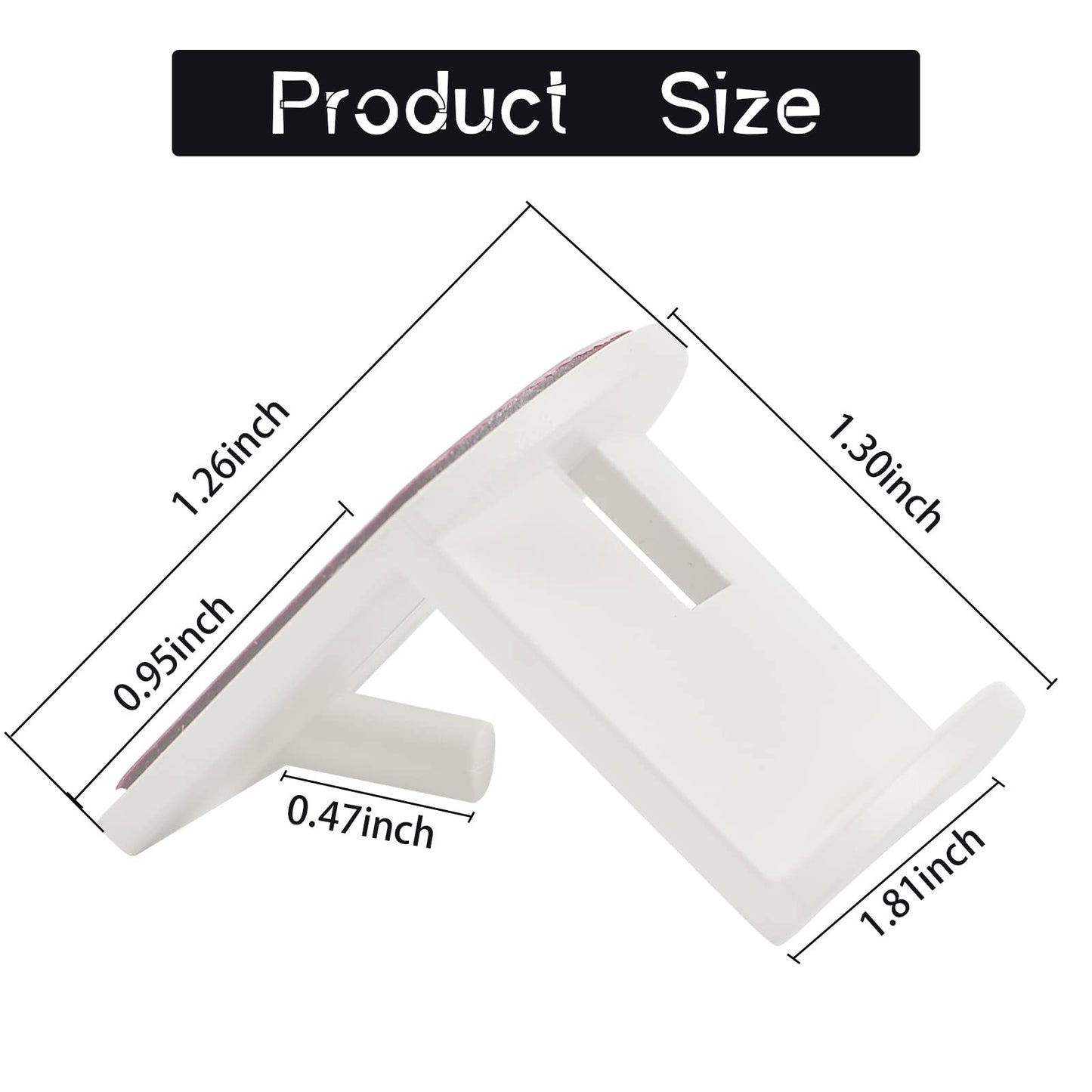 10 Pack Adhesive Hat Holder Cap Hook for Wall Mount No Drilling Hat Rack