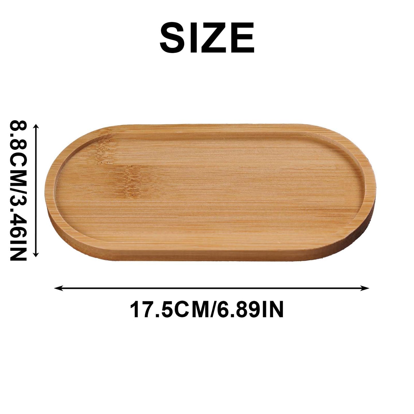 Bamboo Soap Dishes Dispensers - ShiningUU Bamboo Oval Soap Tray | Bathroom & Kitchen Soap Holder, Soap Dispenser Tray for Bath Accessories, Jewelry