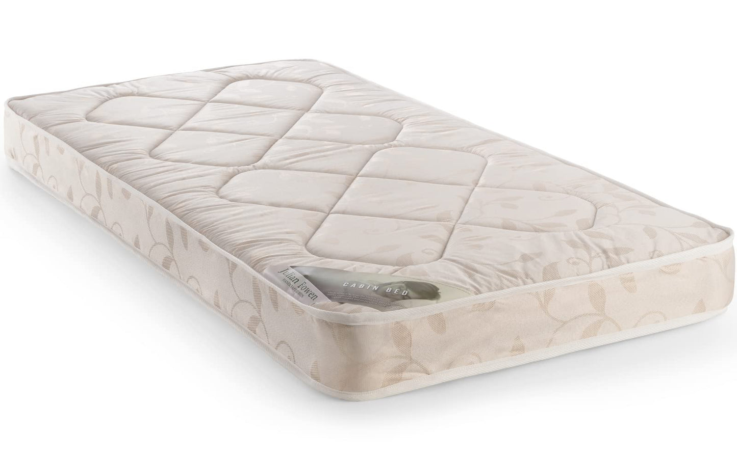 Julian Bowen Cabin Bed Mattress, Single - H15 x W90 x D190.5cm