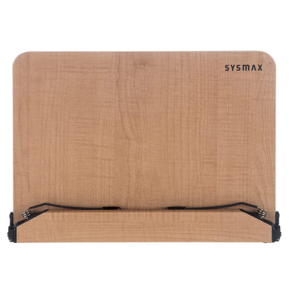 Sysmax Natural Wood Book Stand Reading Stands Laptop Holder Angle Adjustable Large