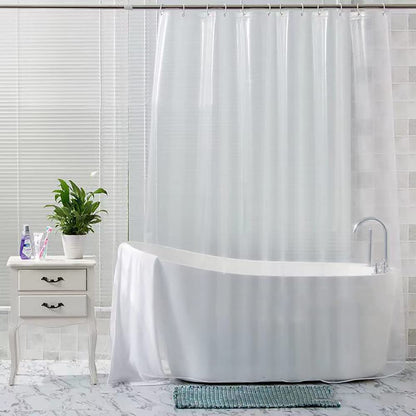 Lkw Ogechi Transparent Shower Curtain Thick Extra Wide 180cm-300cm, 200cm Drop PVC Bath Curtain, 300X200cm Quick-drying Clear Shower Curtain