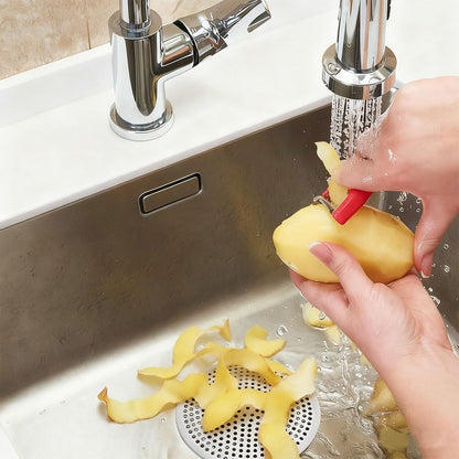 1Pcs Shower Drain Hair Catcher, Stainless Steel Drain Cover, Reusable Anti-Slip Bathroom Sink Strainer, for Bathroom and Kitchen