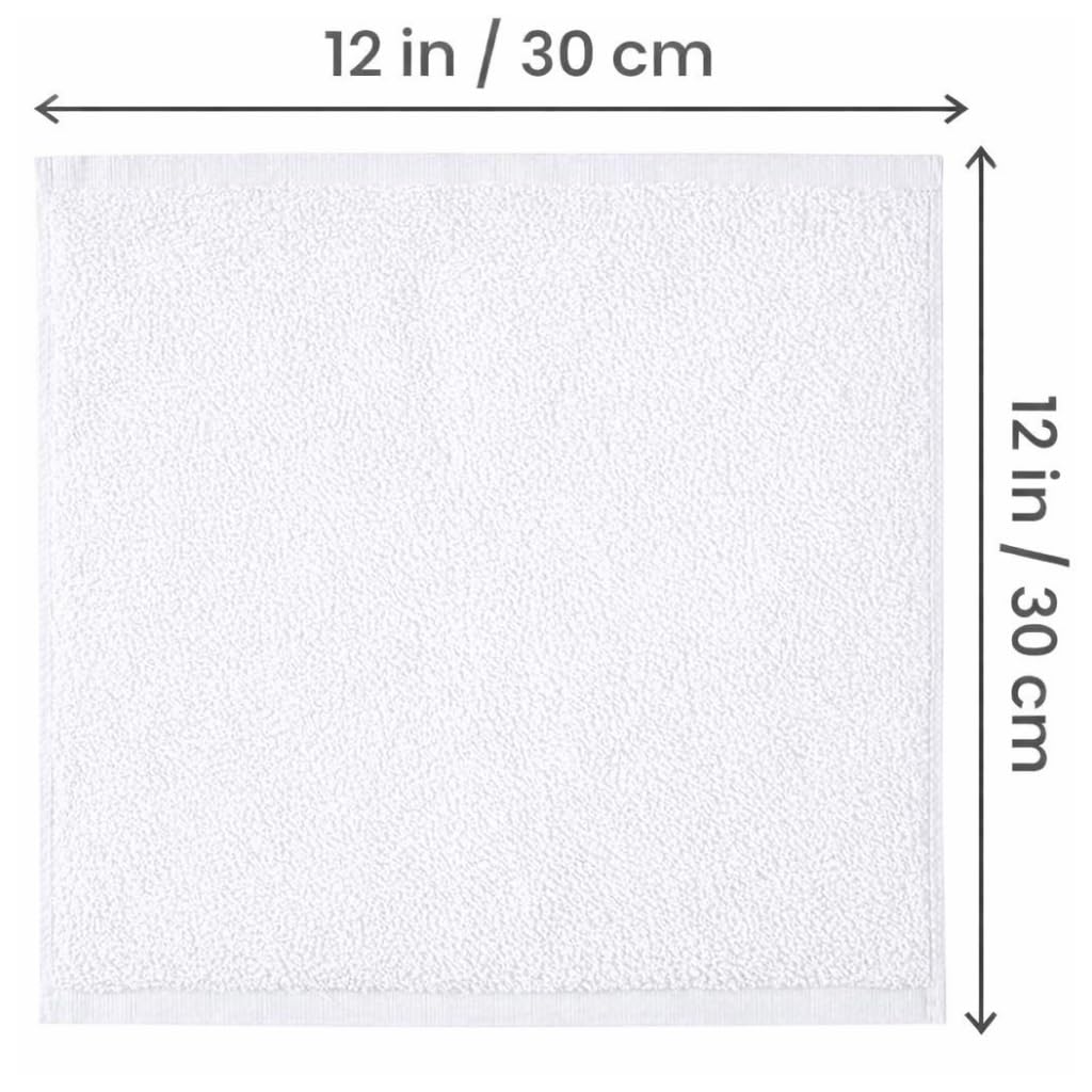 Symphony Flannel Face Cloth Ultra Gentle Face Towels for Sensitive Skin-Reusable Facial Cleansing Washcloths for Unisex Adult Spa Gym Sport Beauty