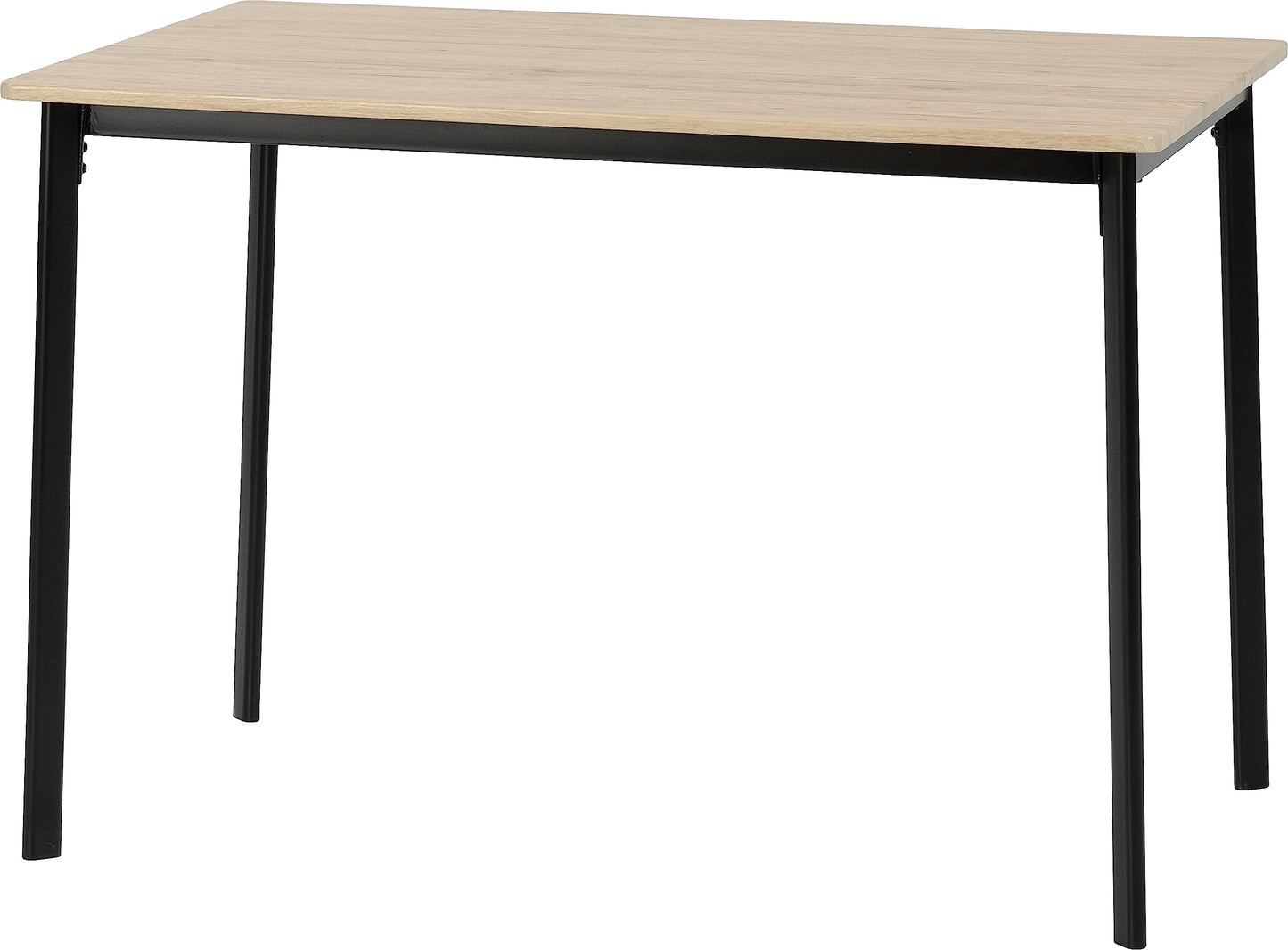 Seconique Riley Large Dining Set with 4 Dining Chairs,Black/Light Oak