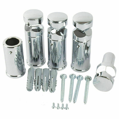 Companyblue Brackets for Heated Towel Rail Radiators curved or flat universal
