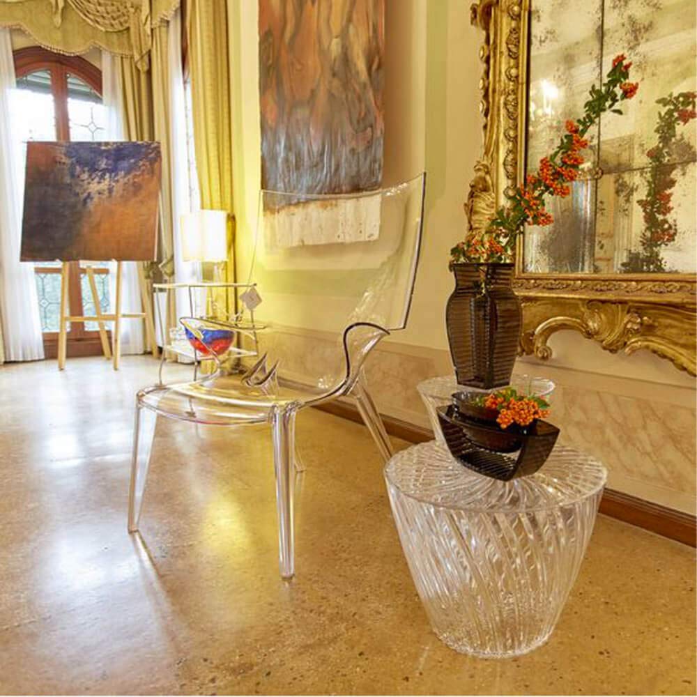 Kartell Sparkle Furniture, Orange, 51 x 51 x 44 cm