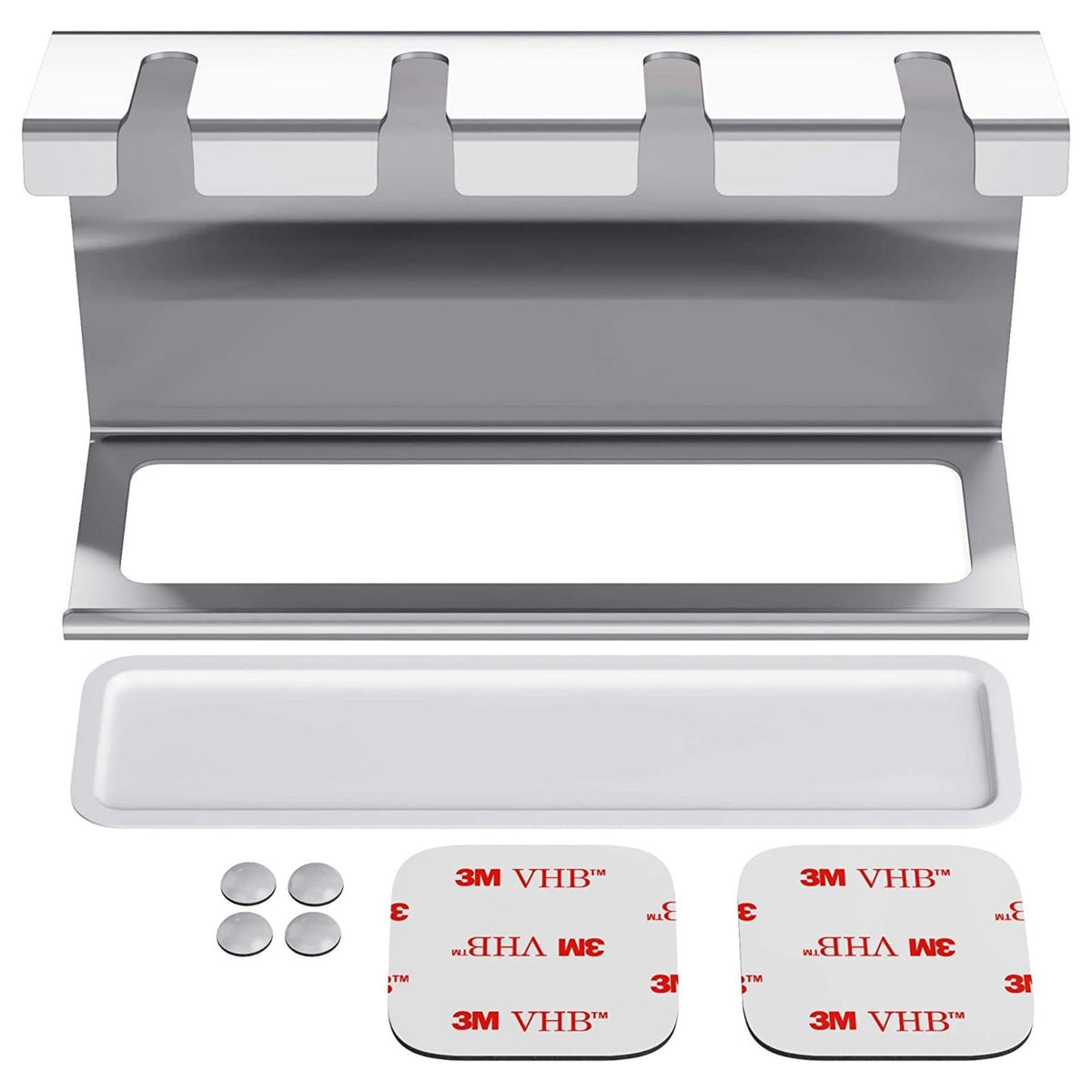 WIETRE stainless steel toothbrush holder with drip tray | compatible with Oral-B, iO, Philips Sonicare, Waterpik