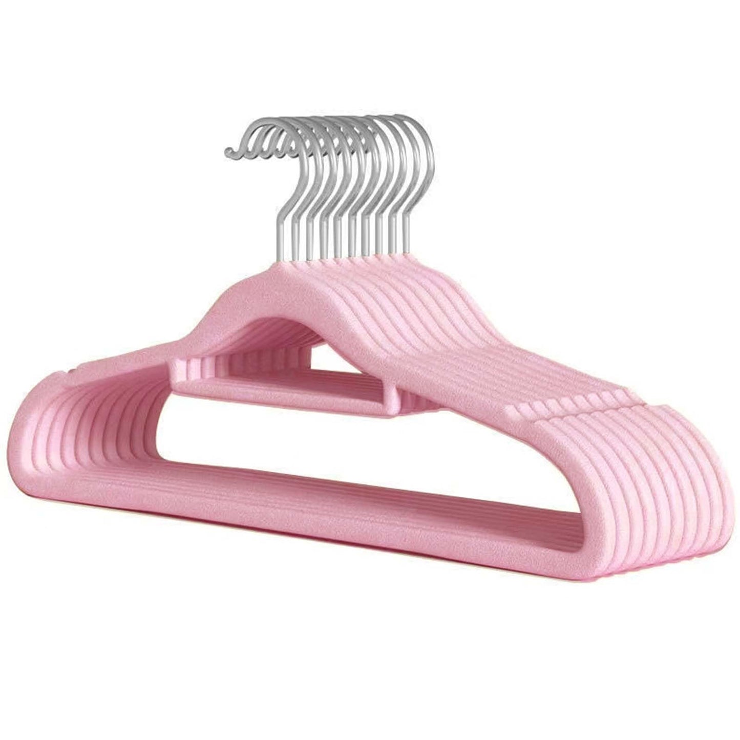 Velvet Coat Hangers 10 Pack, Non-Slip Clothes Hangers with 360° Swivel Hook & Tie Bar, Durable Space-Saving Hangers for Shirts, Jackets, Trousers