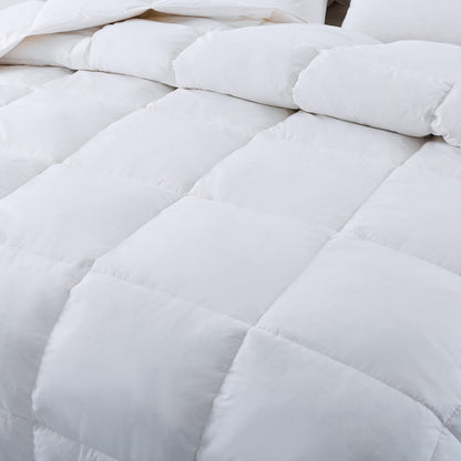 ANALIN Super King Size Duvet - 13.5 Tog Luxurious Goose Feather & Down Quilt, 50% Down Super King Size Bed Duvet, 100% Cotton Shell, Anti-dust mite &