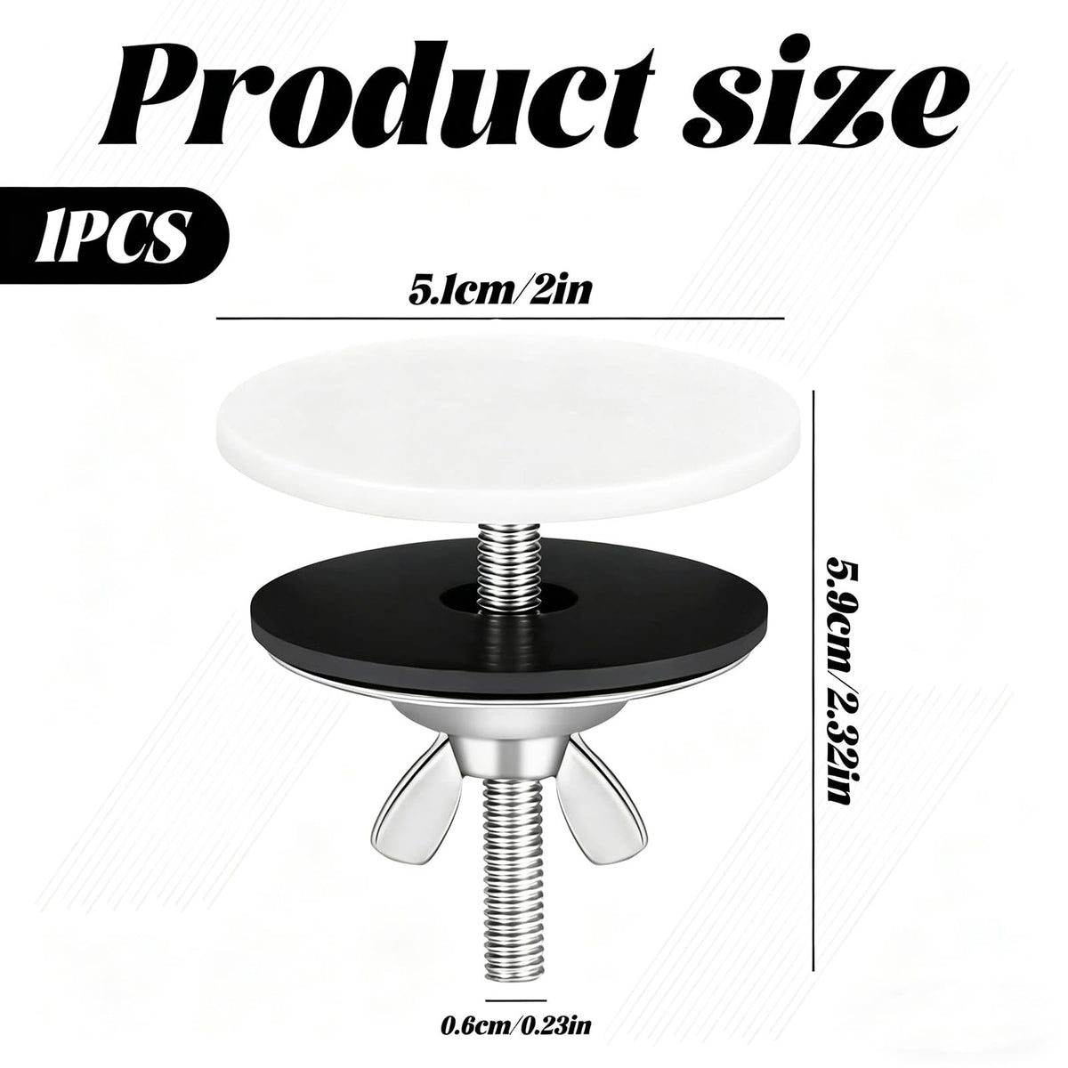 Sink Blanking Cap,Tap Hole Stopper Stainless Steel Sink Hole Cover Tap Blanking Plug for Kitchen Bathroom Overflow Cover Plug for Keeps Kitchen