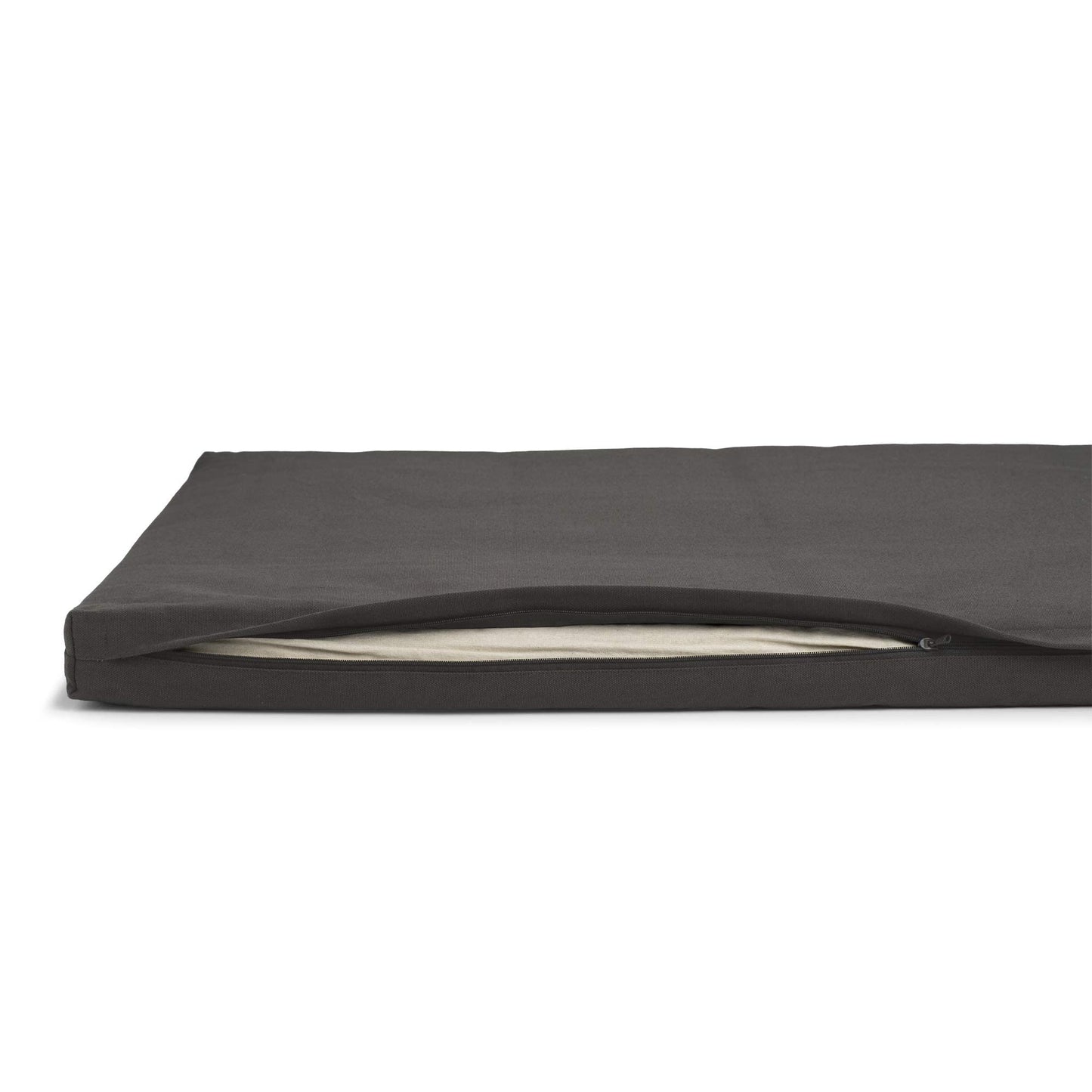 basaho Zabuton Meditation Mat | Organic Cotton | Recycled Fibre Filling (Stone)