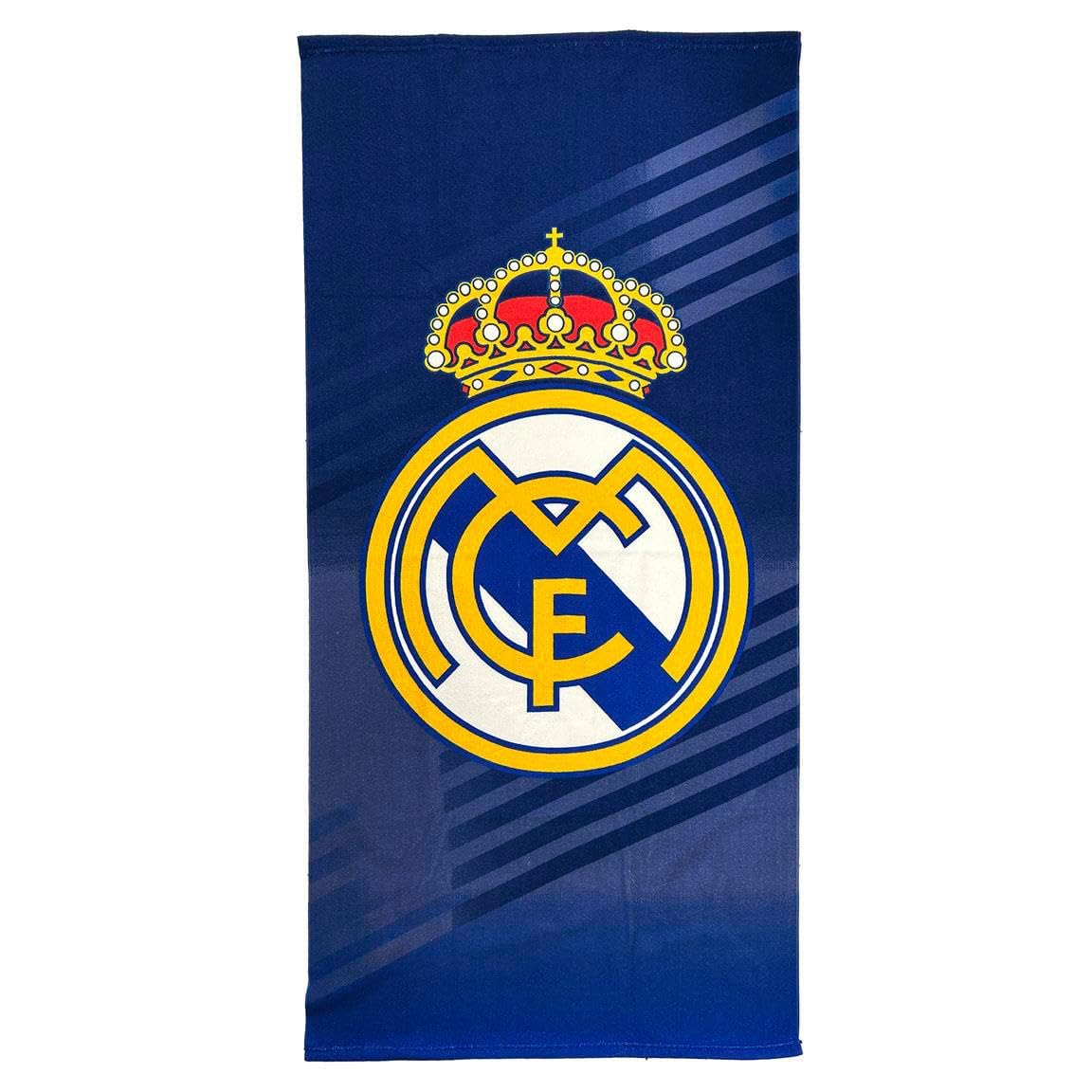 CERDÁ LIFE'S LITTLE MOMENTS Real Madrid Towel – Official Towel, Crest and Club Colours, Ideal for Beach, Pool, Bath or Sport