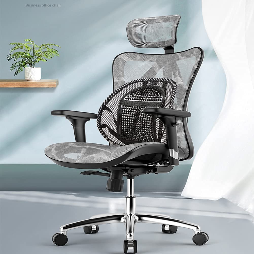 Big Ant Mesh Back Lumbar Support for Office Chair, Car, Chair Back Support with Elastic Strap Back Rest for Office Chair/Car Seat/Back Pain Relief