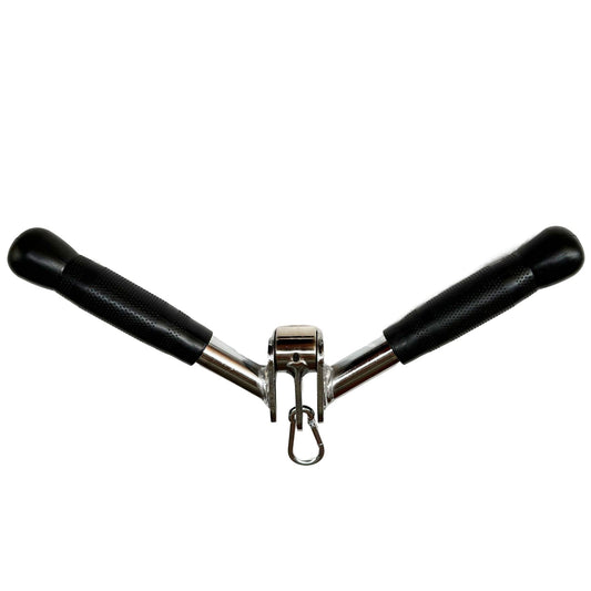V-Shaped Bar Press Down Bar Cable Attachments Multi Gym Attachment Pro Tricep V-Bar with Steel Handgrips