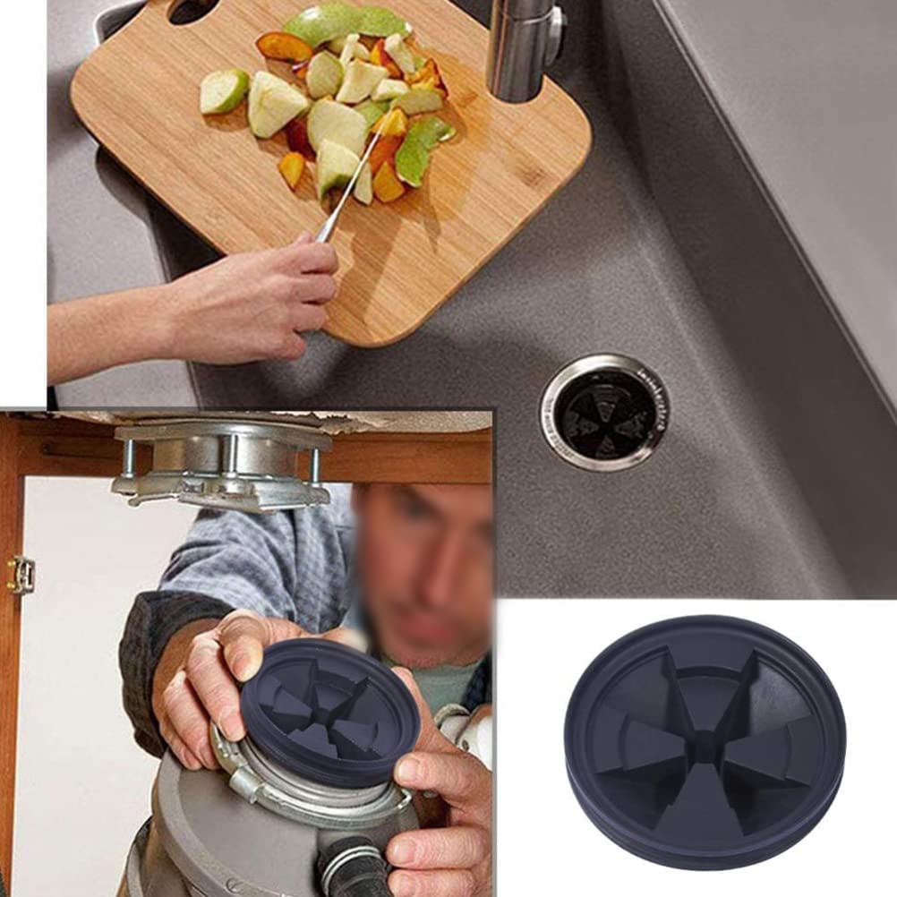 Garbage Disposal Splash Guard, 3 3/8" for Evolution Series QCB-AM Kitchen Sink Baffle Rubber Drain Cover 2022 Upgraded Removable Quiet Collar EPDM