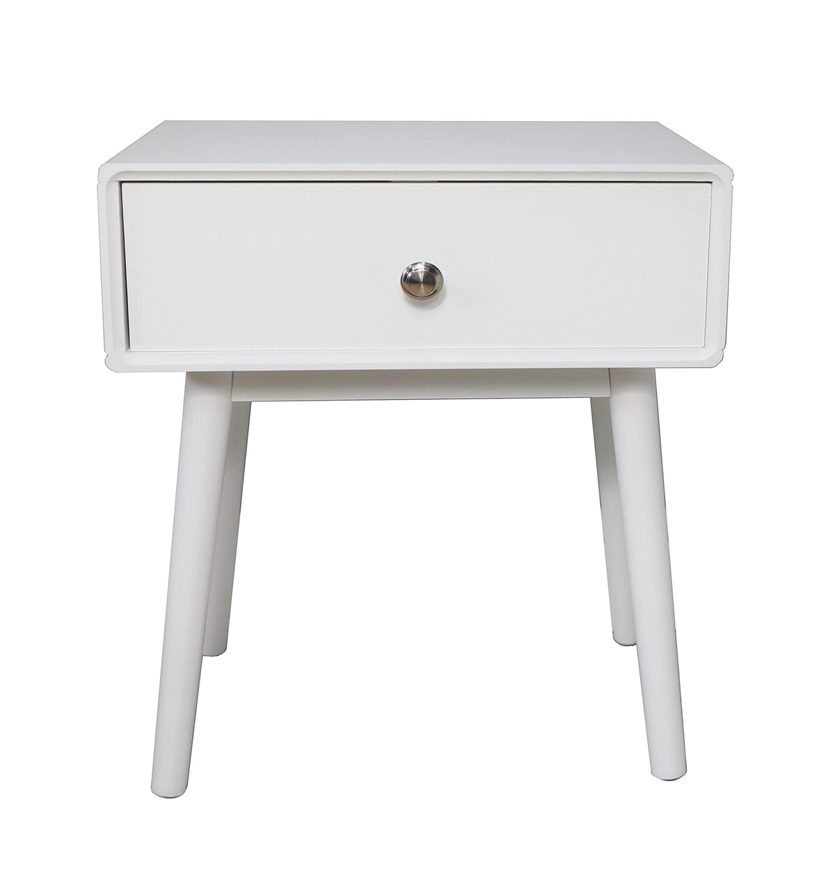 ASPECT Niva Bedside Table With One Drawer White
