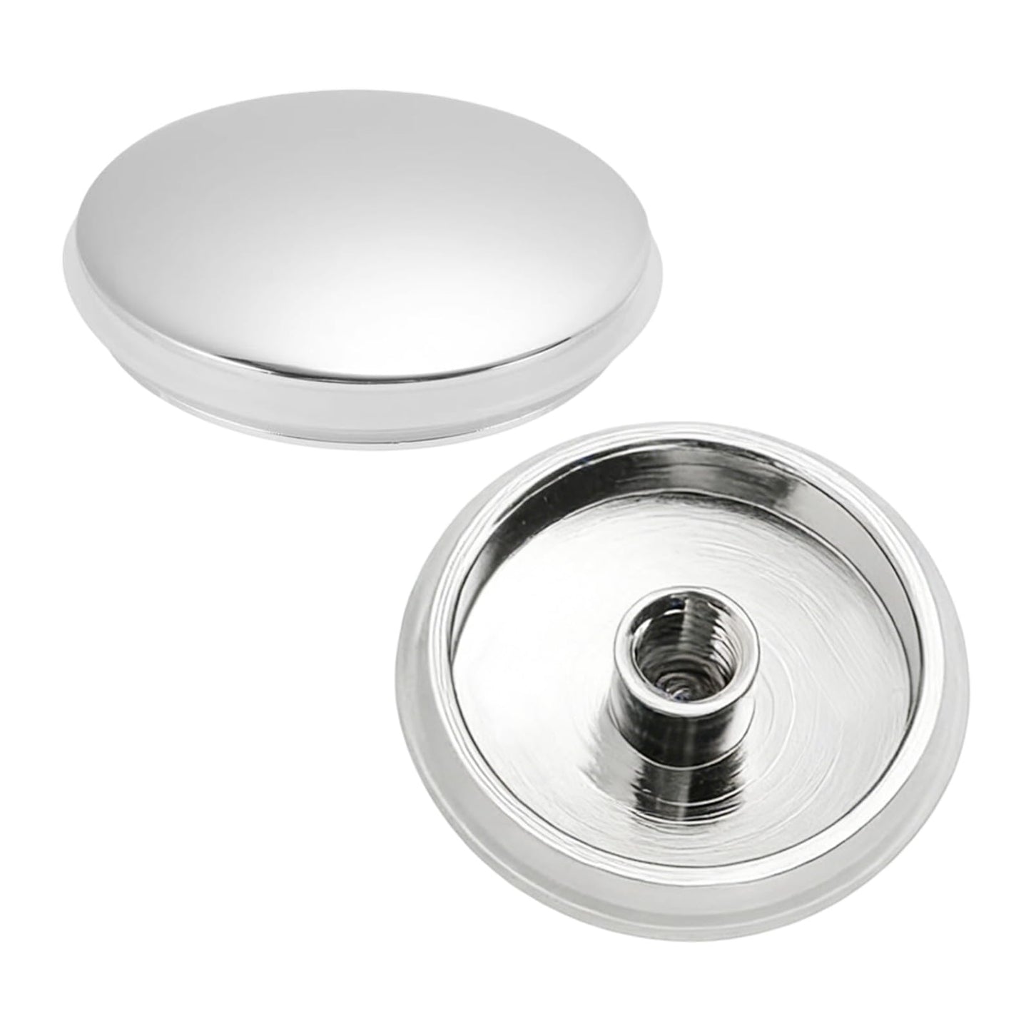36mm 2-Pack Sink Push Button Drain Stopper, Click Clack Pop Up Waste Cover Plug Replacement for Kitchen, Bathroom & Vanity Basins