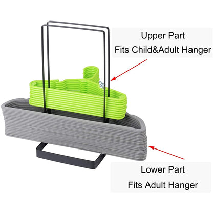 camouflage net Hanger Storage Organizer Detachable Hanger Stacker Rack Stainless Steel Clothes Hanger Storage Organiser Hanger Caddy Stand for