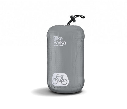 BikeParka STASH Waterproof Bicycle Cover - PAVEMENT Grey