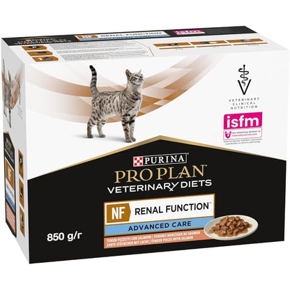 PRO PLAN VETERINARY DIETS NF Renal Function Wet Cat Food Salmon 10x85g