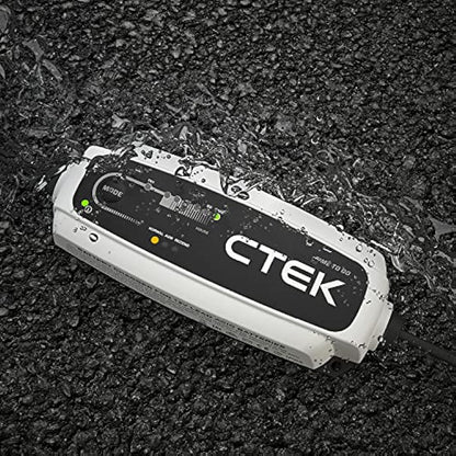 CTEK CT5 Time to Go - Fully Automatic Battery Charger with Countdown Display (Charges, Maintains and Reconditions Car and Motorcycle Batteries) 12 V, 5 Amp