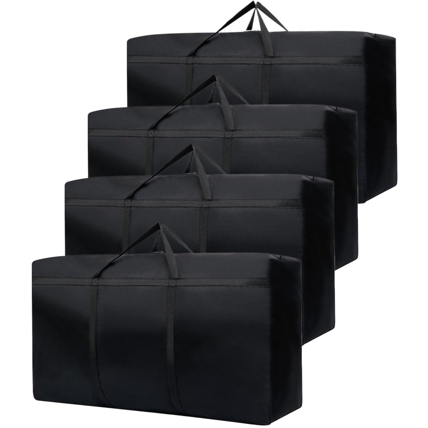 wintfarm extra large storage bags,4PCS 180L Waterproof Duvet Moving Boxes,600D Oxford For Under Bed Storage,Clothes,Bedding Or Traveling And