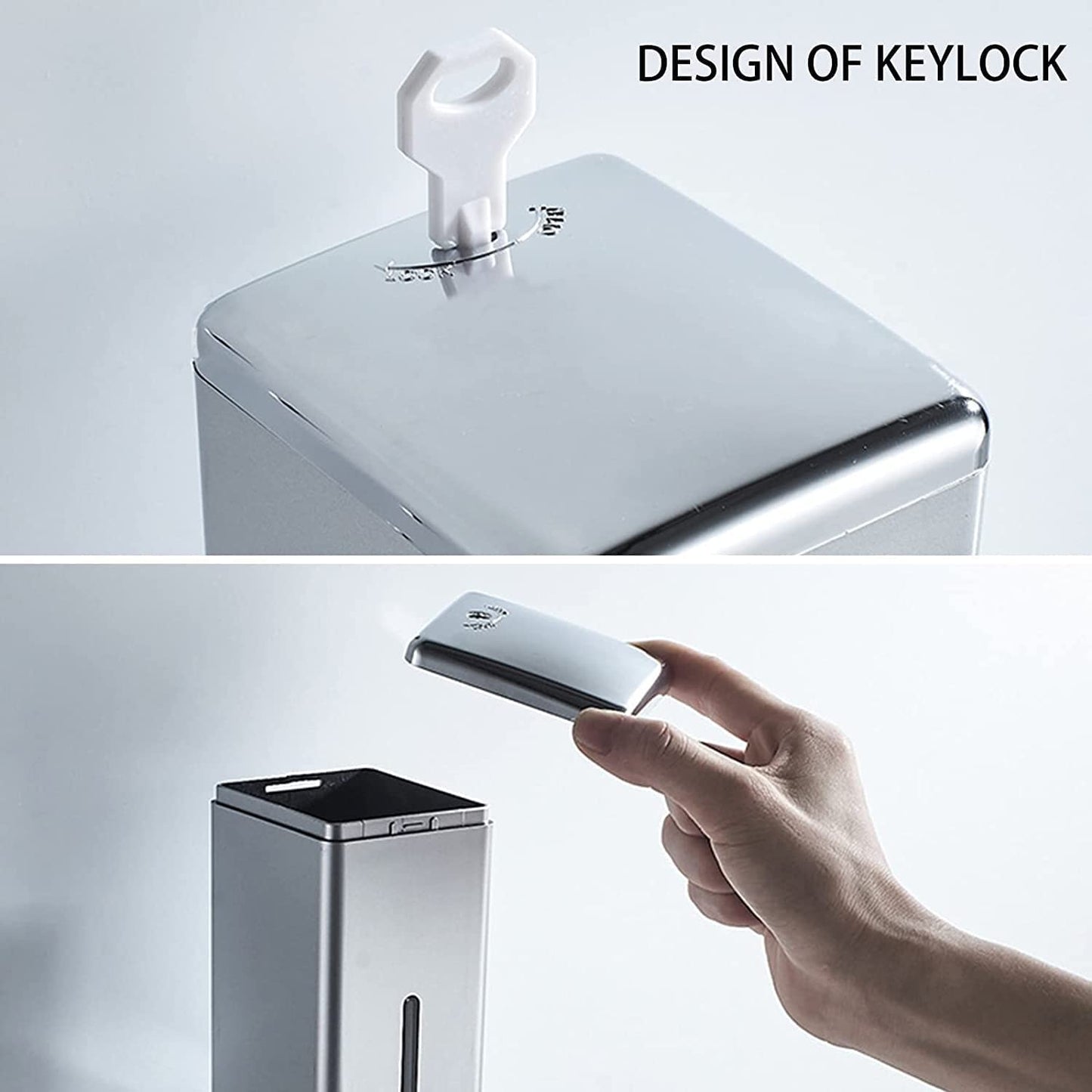 Manual Presshead Wall Mounted Soap Dispenser, Shower and Lotion Dispenser for Home, Bathroom, Kitchen, Hotels, Restaurants (White, 1500ml)