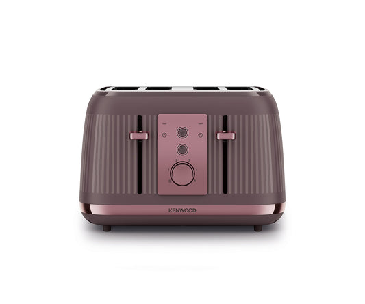 Kenwood Dusk Toaster, 4 Slot Toaster, Reheat, 5 Browning Settings, Defrost And Cancel Functions, Pull Crumb Tray, TFP30.000PU, 1800W, Twilight Purple