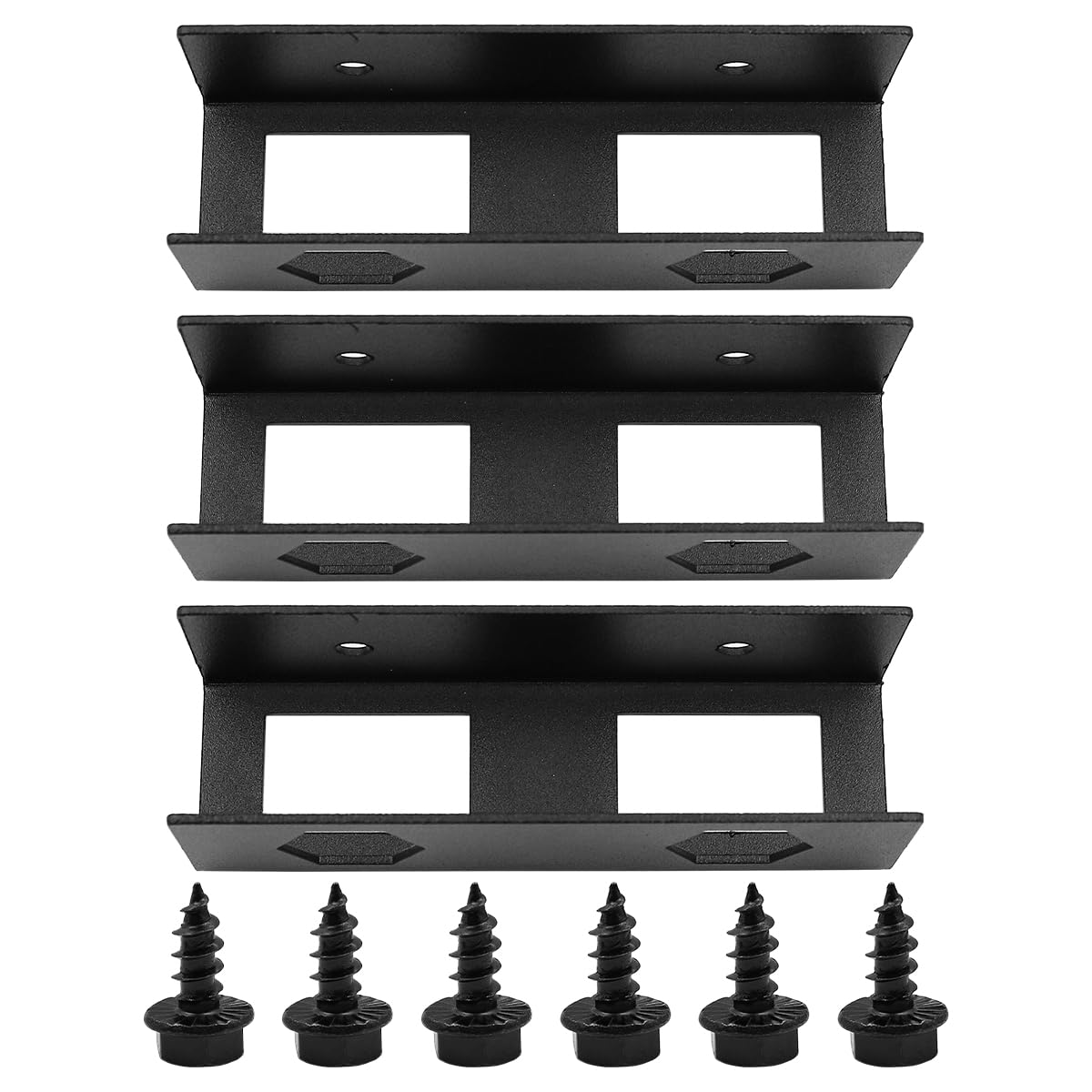Namvo Under Desk Holders Metal Under Desk Laptop Storage Holder with Screws Space-Saving Desk and Wall Shelve Mount Organizer Rack Bracket for Laptop
