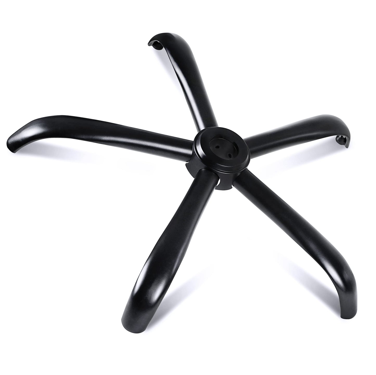 Sytopia Office Chair Base Replacement, Heavy Duty 28 Inch Chair Bottom Part, 2200 Lbs Capacity, Universal Caster and Gas Cylinder Size, Matte Black