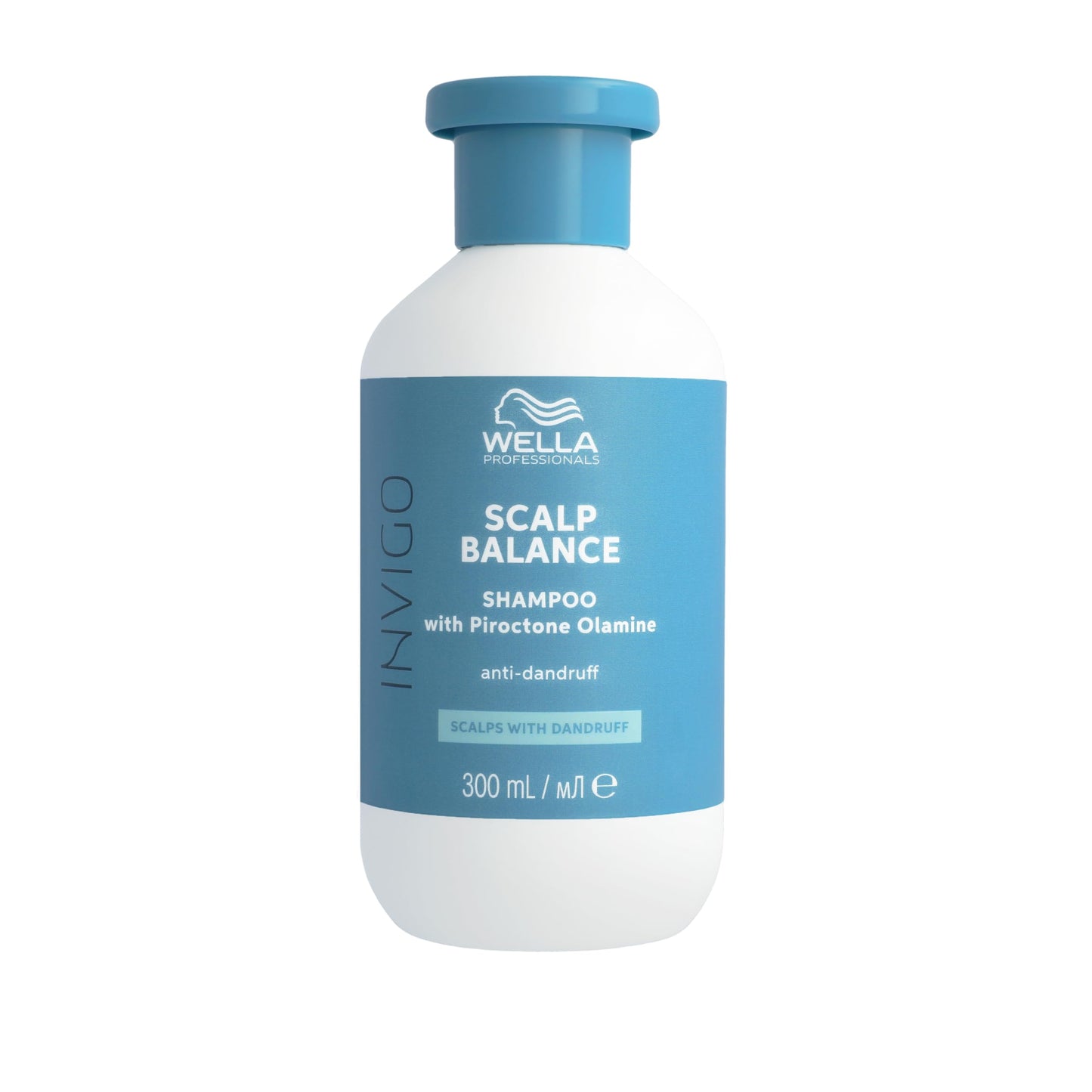 Wella Professionals Invigo Scalp Balance Anti-Dandruff - Gentle Soothing Shampoo - Dry Flaky, Scalp Shampoo For Sensitive Scalps - Fragrance Free