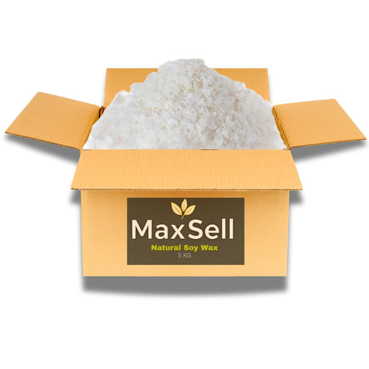 Pure Soy Wax Flakes 100% Natural, 1kg to 20kg, Melting Point 48-50?C, for Candles, DIY Soaps & Melts (5, Kilograms)