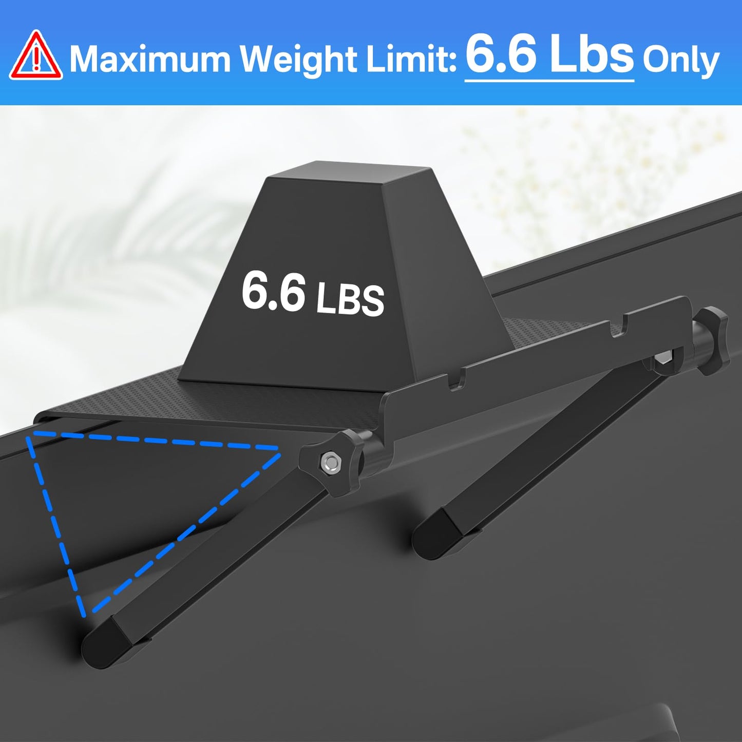 Dinghosen 13-Inch Wide Platform TV Top Shelf - Adjustable Cable Box Shelf for Cable Box, Streaming Devices